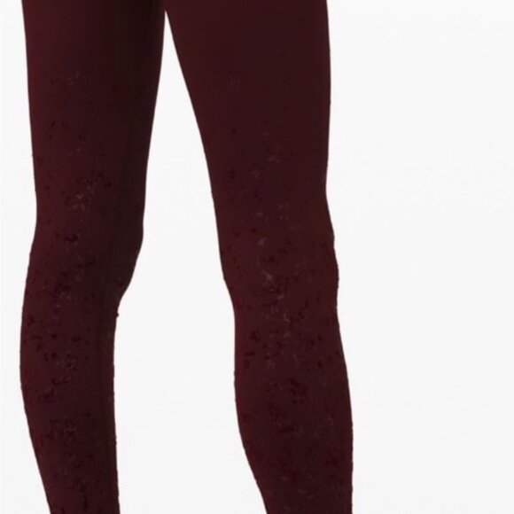 Lululemon Women's Speckle Shine Speed Wunder Mid-Rise Tight 28 Size 6 - Picture 4 of 10